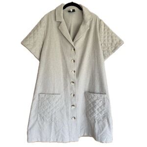 Tuckernuck Summer Sands Quilted Townes Shirt Dress - Size XL